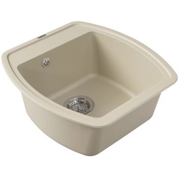 Мойка кухонная прямоугольная Флорентина (Florentina) Нире 480 Шампань (20.190.B0480.202)