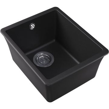 Мойка кухонная прямоугольная Флорентина (Florentina) Вега 300 Антрацит (22.305.A0300.302)