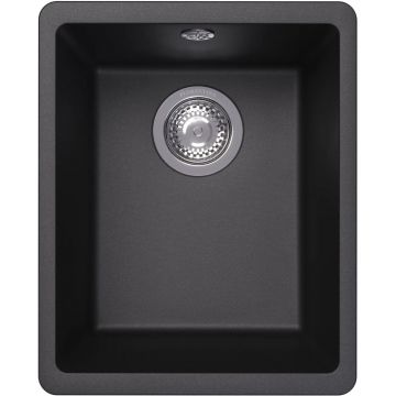 Мойка кухонная прямоугольная Флорентина (Florentina) Вега 300 Антрацит (22.305.A0300.302)
