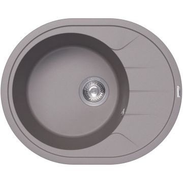 Мойка кухонная округлая Флорентина (Florentina) Родос 620 Грей (20.245.B0620.305)