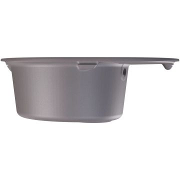 Мойка кухонная округлая Флорентина (Florentina) Родос 620 Грей (20.245.B0620.305)