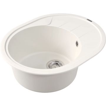 Мойка кухонная округлая Флорентина (Florentina) Родос 620 Жасмин (20.245.B0620.201)