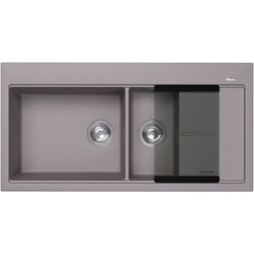 Мойка кухонная прямоугольная Флорентина (Florentina) Россана Грей (20.335.E1000.305)