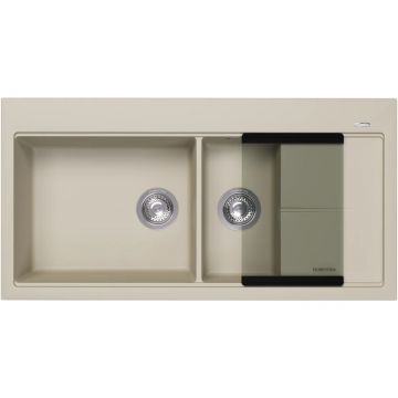 Мойка кухонная прямоугольная Флорентина (Florentina) Россана Шампань (20.335.E1000.202)