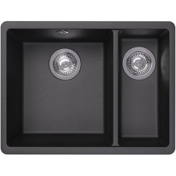 Мойка кухонная прямоугольная Флорентина (Florentina) Вега 335/160 Антрацит (22.325.D0510.302)