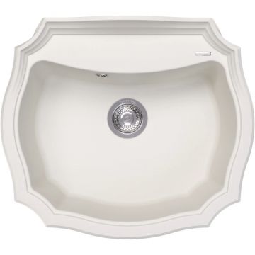 Мойка кухонная овальная Флорентина (Florentina) Эмилия 640 Жасмин (20.355.D0640.201)
