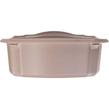 Мойка кухонная овальная Флорентина (Florentina) Эмилия 640 Песочная (20.355.D0640.107)