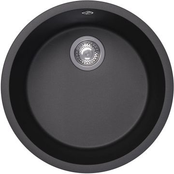 Мойка кухонная округлая Флорентина (Florentina) Вега Зеро Антрацит (22.425.D0440.302)