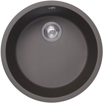 Мойка кухонная округлая Флорентина (Florentina) Вега Зеро Серый шелк (22.425.D0440.307)