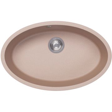 Мойка кухонная овальная Флорентина (Florentina) Вега Овал Песочный (22.430.E0650.107)