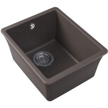 Мойка кухонная прямоугольная Флорентина (Florentina) Вега 300 Серый шелк (22.305.A0300.307)