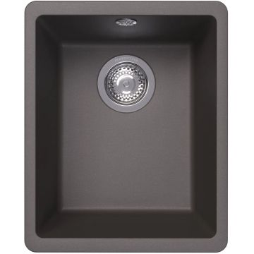 Мойка кухонная прямоугольная Флорентина (Florentina) Вега 300 Серый шелк (22.305.A0300.307)