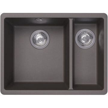 Мойка кухонная прямоугольная Флорентина (Florentina) Вега 335/160 Серый шелк (22.325.D0510.307)