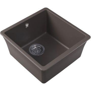 Мойка кухонная прямоугольная Флорентина (Florentina) Вега 360 Серый шелк (22.310.B0360.307)
