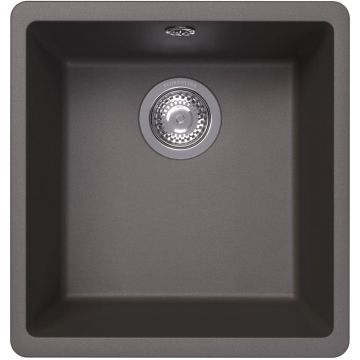 Мойка кухонная прямоугольная Флорентина (Florentina) Вега 360 Серый шелк (22.310.B0360.307)