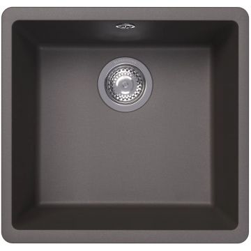 Мойка кухонная прямоугольная Флорентина (Florentina) Вега 400 Серый шелк (22.315.C0400.307)