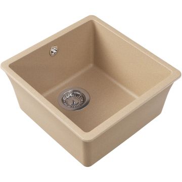 Мойка кухонная прямоугольная Флорентина (Florentina) Вега 360 Бежевая (22.310.B0360.104)