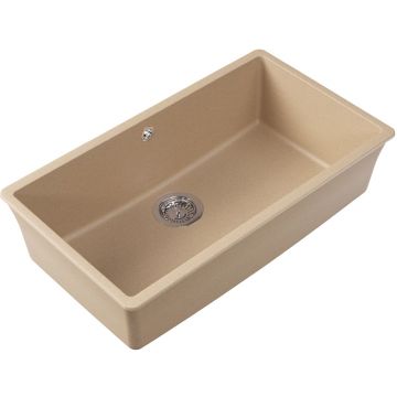 Мойка кухонная прямоугольная Флорентина (Florentina) Вега 700 Бежевый (22.435.E0700.104)