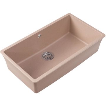 Мойка кухонная прямоугольная Флорентина (Florentina) Вега 700 Песочный (22.435.E0700.107)