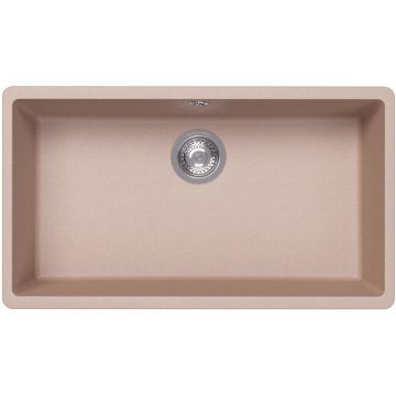Мойка кухонная прямоугольная Флорентина (Florentina) Вега 700 Песочный (22.435.E0700.107)