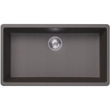 Мойка кухонная прямоугольная Флорентина (Florentina) Вега 700 Серый шелк (22.435.E0700.307)