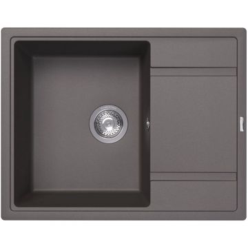 Мойка кухонная прямоугольная Флорентина (Florentina) Липси 650 Серый шелк (20.125.C0650.307)