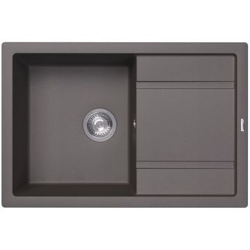 Мойка кухонная прямоугольная Флорентина (Florentina) Липси 760 Серый шелк (20.160.D0760.307)