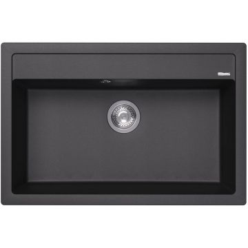 Мойка кухонная прямоугольная Флорентина (Florentina) Липси 770 Антрацит (20.440.E0770.302)