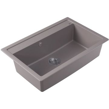 Мойка кухонная прямоугольная Флорентина (Florentina) Липси 770 Грей (20.440.E0770.305)