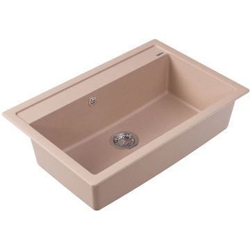 Мойка кухонная прямоугольная Флорентина (Florentina) Липси 770 Песочный (20.440.E0770.107)