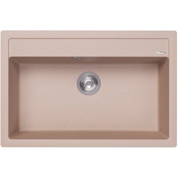 Мойка кухонная прямоугольная Флорентина (Florentina) Липси 770 Песочный (20.440.E0770.107)