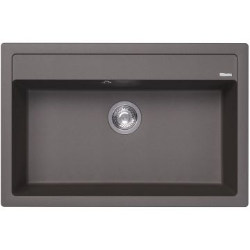 Мойка кухонная прямоугольная Флорентина (Florentina) Липси 770 Серый шелк (20.440.E0770.307)
