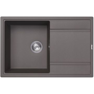Мойка кухонная прямоугольная Флорентина (Florentina) Липси 780 Серый шелк (20.270.C0780.307)