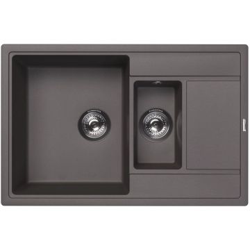 Мойка кухонная прямоугольная Флорентина (Florentina) Липси 780К Серый шелк (20.250.D0780.307)