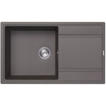 Мойка кухонная прямоугольная Флорентина (Florentina) Липси 860 Серый шелк (20.130.D0860.307)