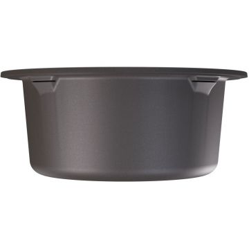 Мойка кухонная округлая Флорентина (Florentina) Никосия Серый шелк (20.135.B0510.307)