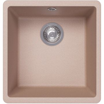 Мойка кухонная прямоугольная Флорентина (Florentina) Вега 360 Песочная (22.310.B0360.107)