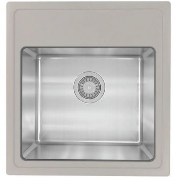 Мойка кухонная Прямоугольная Florentina (Флорентина) Комби 480 Грей (21.455.B0480.305)