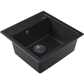 Мойка кухонная Прямоугольная Florentina (Флорентина) Липси 510 Антрацит (20.450.C0510.302)