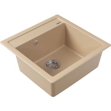 Мойка кухонная Прямоугольная Florentina (Флорентина) Липси 510 Бежевый (20.450.C0510.104)