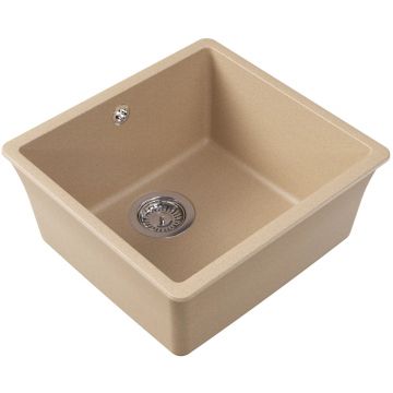 Мойка кухонная прямоугольная Флорентина (Florentina) Вега 400 Бежевая (22.315.C0400.104)