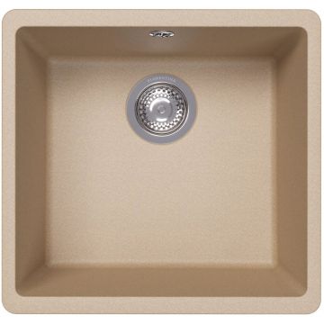 Мойка кухонная прямоугольная Флорентина (Florentina) Вега 400 Бежевая (22.315.C0400.104)