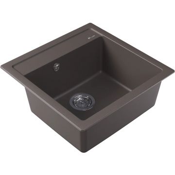Мойка кухонная Прямоугольная Florentina (Флорентина) Липси 510 серый шелк (20.450.C0510.307)