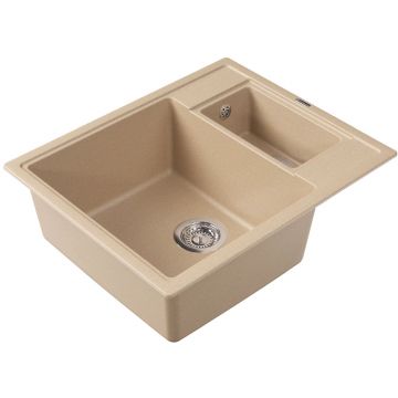 Мойка кухонная прямоугольная Florentina (Флорентина) Липси 620K Бежевый (20.465.D0620.104)