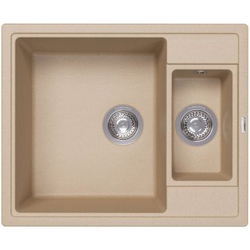 Мойка кухонная прямоугольная Florentina (Флорентина) Липси 620K Бежевый (20.465.D0620.104)