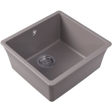 Мойка кухонная прямоугольная Флорентина (Florentina) Вега 400 Грей (22.315.C0400.305)