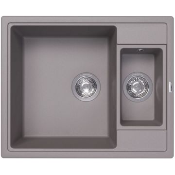 Мойка кухонная прямоугольная Florentina (Флорентина) Липси 620K Грей (20.465.D0620.305)