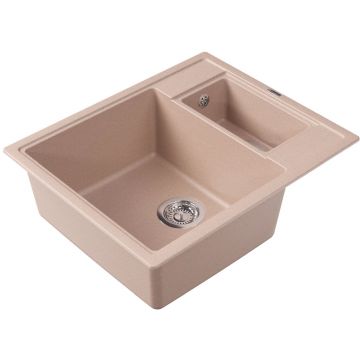 Мойка кухонная прямоугольная Florentina (Флорентина) Липси 620K Песочный (20.465.D0620.107)