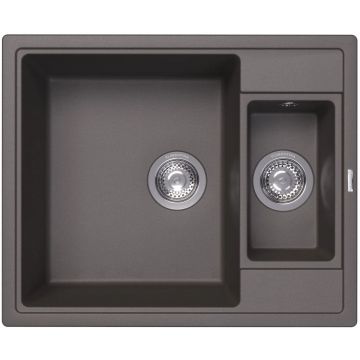 Мойка кухонная прямоугольная Florentina (Флорентина) Липси 620K Cерый шелк (20.465.D0620.307)