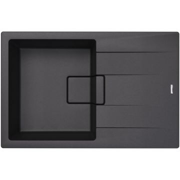 Мойка кухонная прямоугольная Florentina (Флорентина) Ривьера 780 Антрацит (20.480.C0780.302)